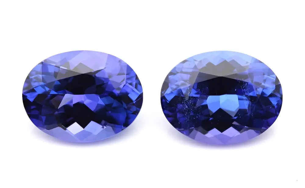 [1205] Tansanit-Pärchen