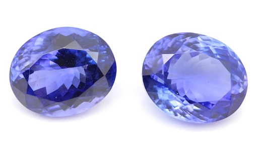 [56] Tansanit Pärchen